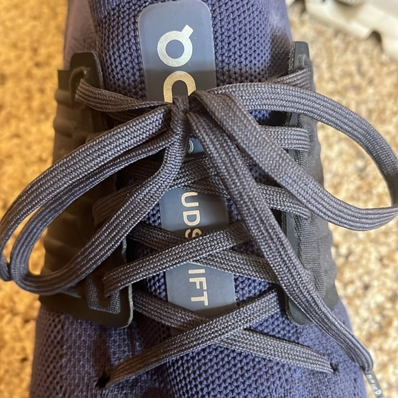 On Running Men Sz. 11.5 Cloudswift 3 Denim/Midnight Running Athletic Shoe - Picture 10 of 12